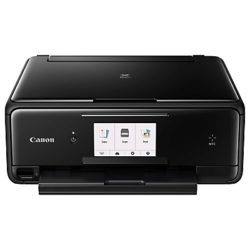 Canon PIXMA TS8050 All-in-One Wireless Wi-Fi Printer with Touch Screen, Black